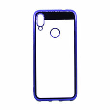 Чехол-накладка с окантовкой Auto Focus для смартфона Xiaomi Redmi Note 7 Pro (Цвет: Blue)
