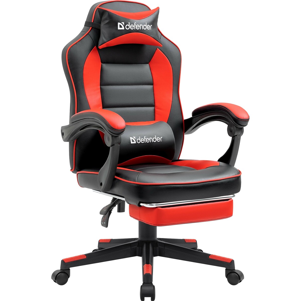 Кресло игровое Defender Tauros (Цвет: Red / Black)