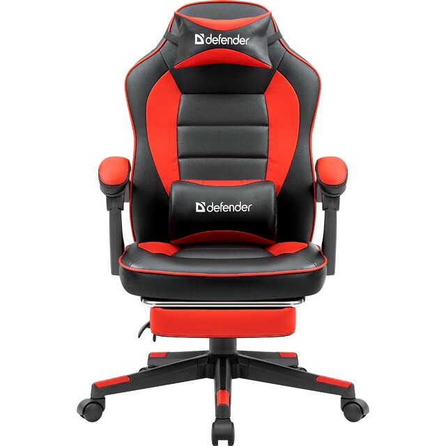 Кресло игровое Defender Tauros (Цвет: Red / Black)