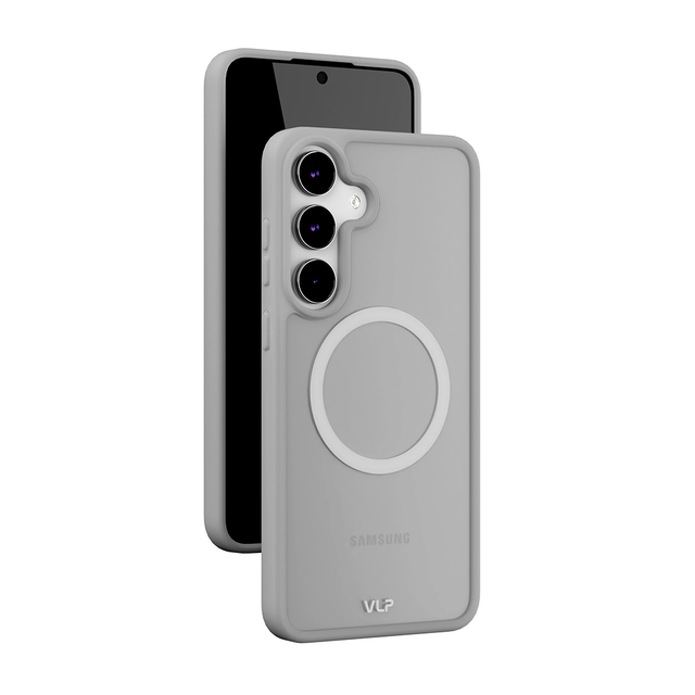 Чехол-накладка VLP Moon Case MagSafe для Samsung Galaxy S25 FE (Цвет: Grey) Чехол-накладка VLP Moon Case MagSafe для Samsung Galaxy S25 FE (Цвет: Grey)