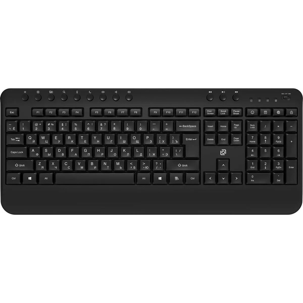 Клавиатура Oklick K257W, черный