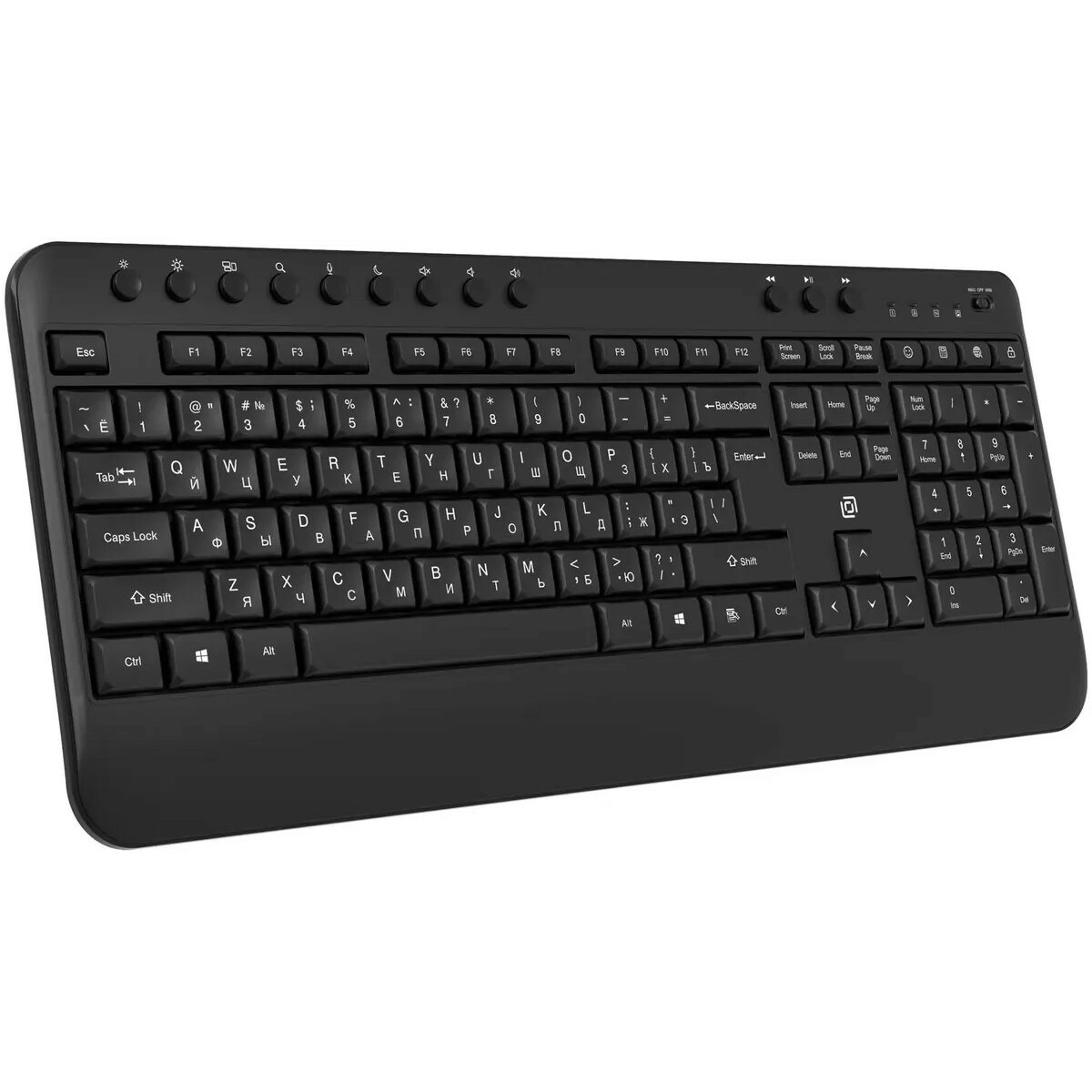 Клавиатура Oklick K257W, черный