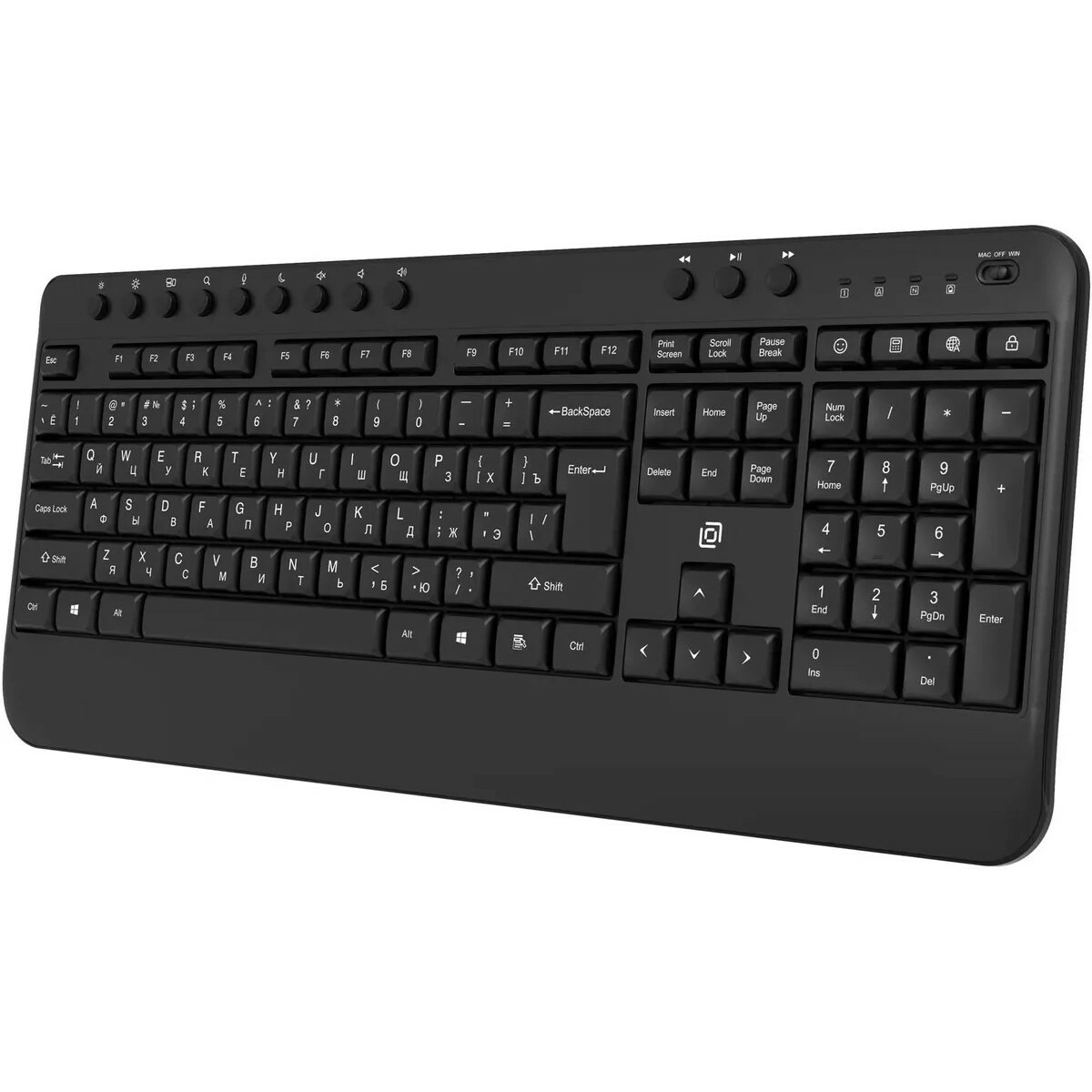 Клавиатура Oklick K257W, черный