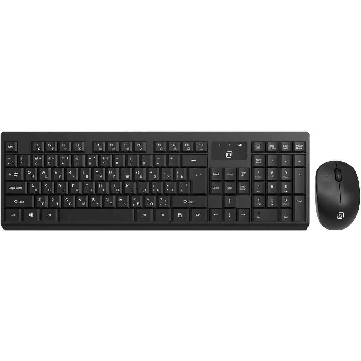 Клавиатура + мышь Oklick S269W, черный