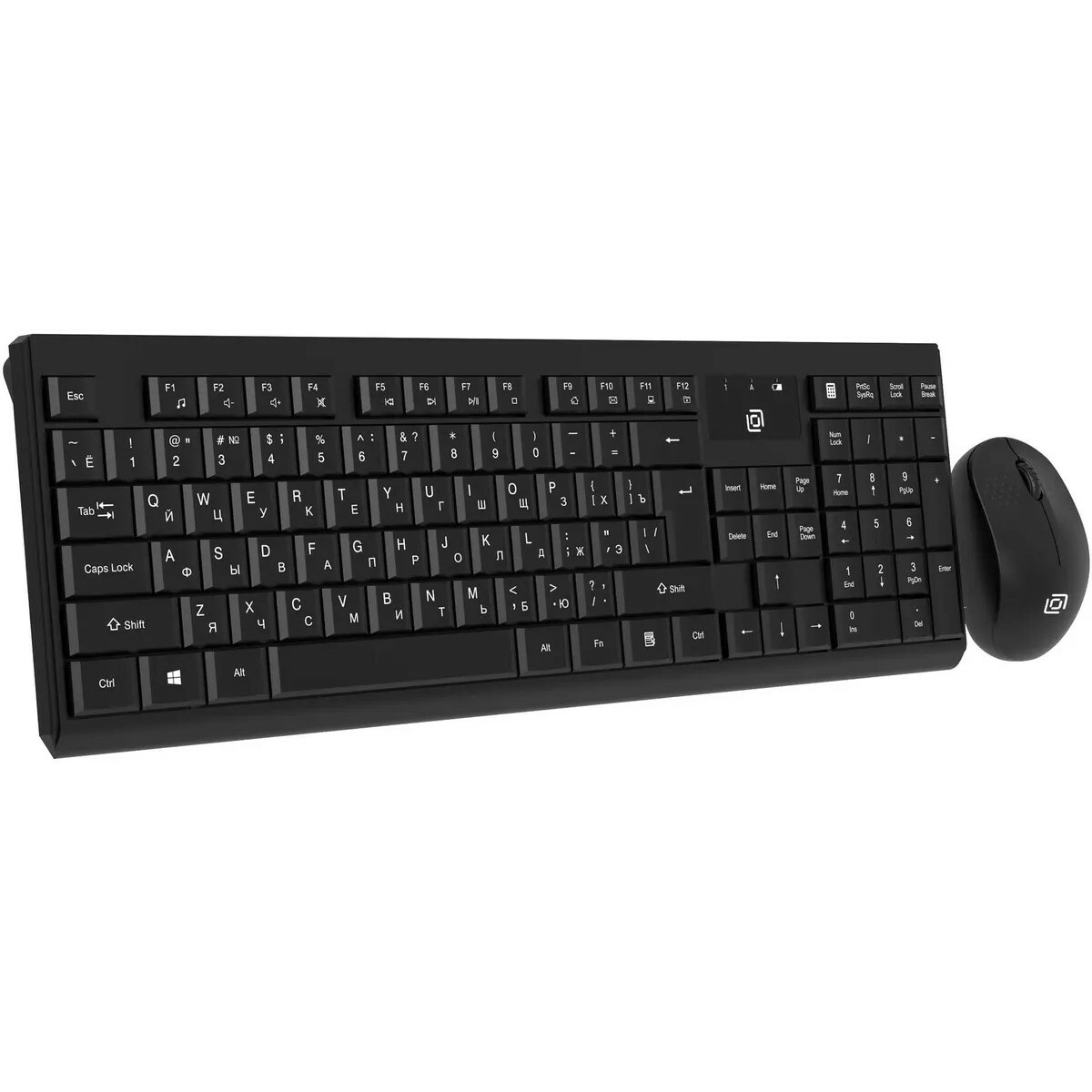 Клавиатура + мышь Oklick S269W, черный