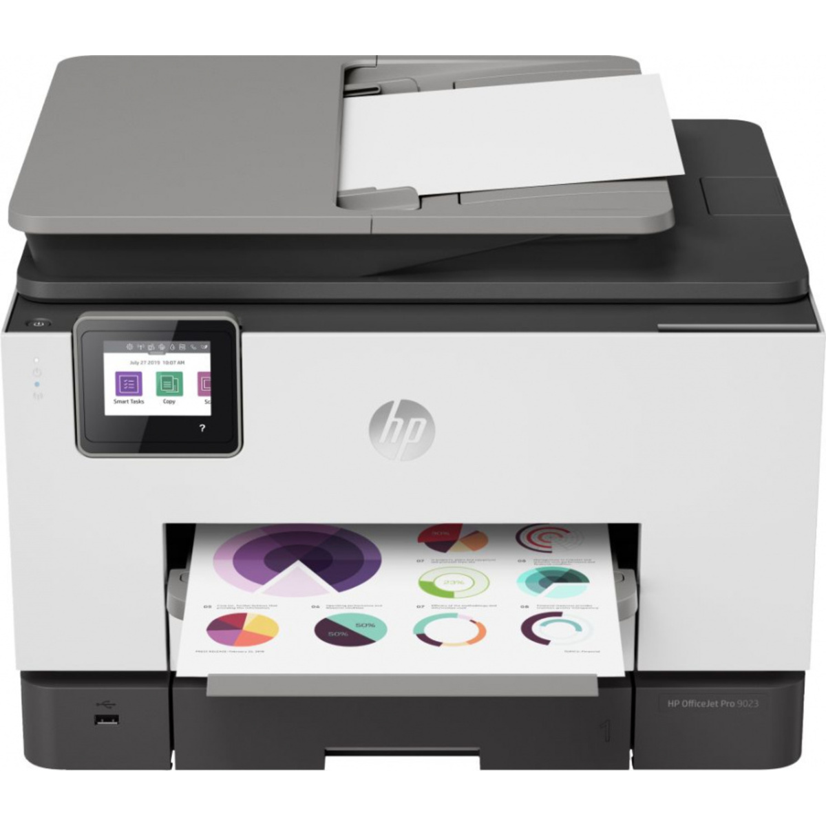 МФУ струйный HP Officejet Pro 9023 AiO (Цвет: White / Black)