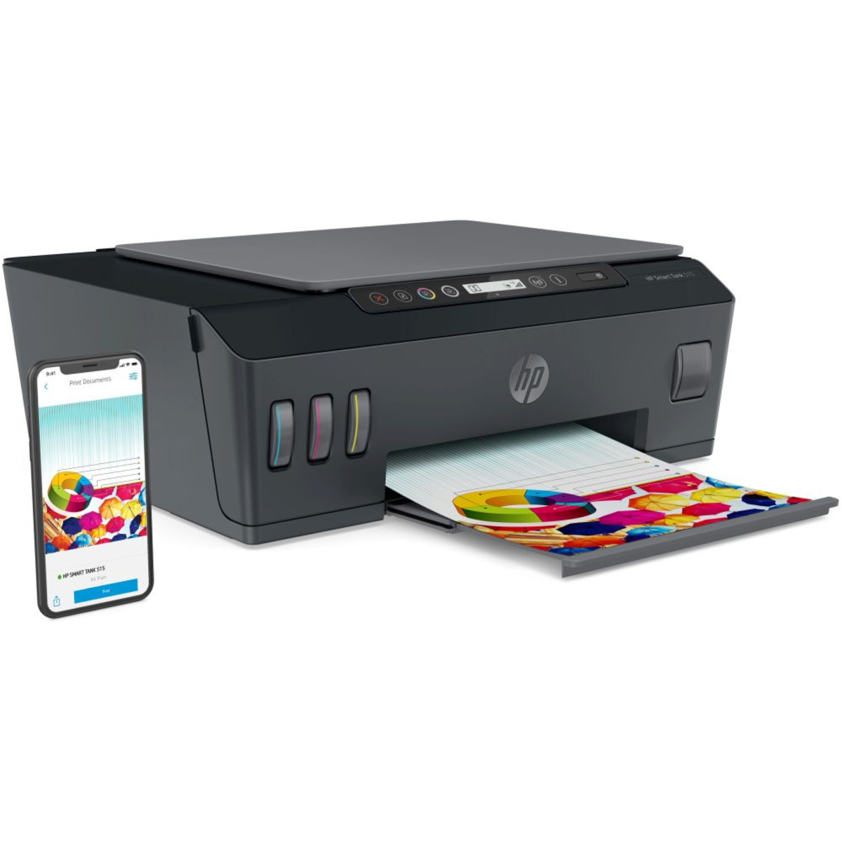 МФУ струйный HP Smart Tank 515 AIO, черный