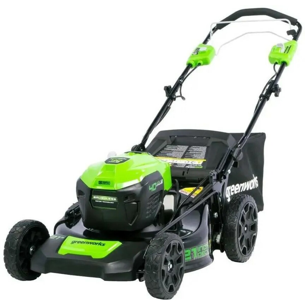 Газонокосилка роторная Greenworks GD40LM46SPK4 (Цвет: Green)