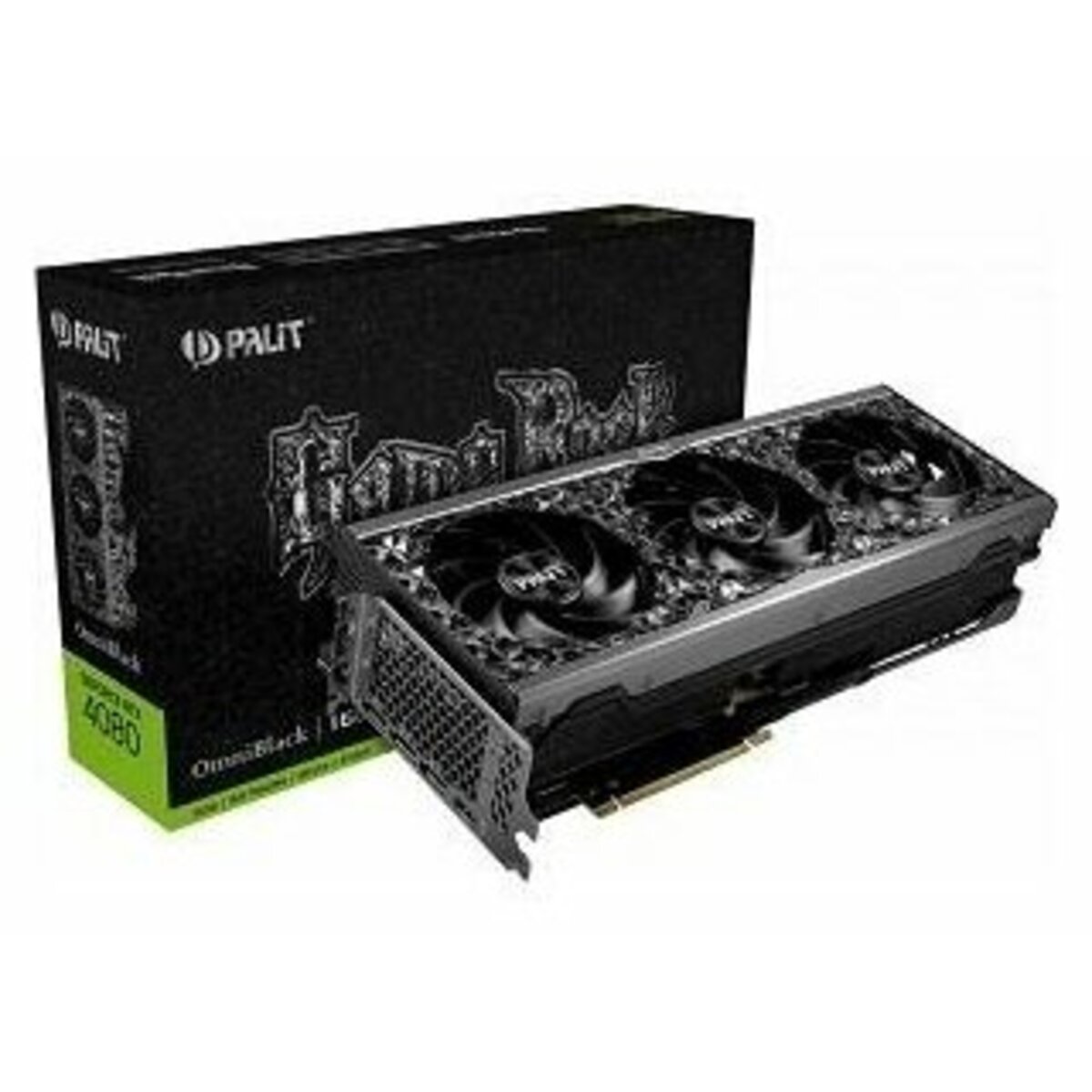 Видеокарта Palit GeForce RTX 4080 16GB GAMEROCK OMNIBLACK (NED4080019T2-1030Q)