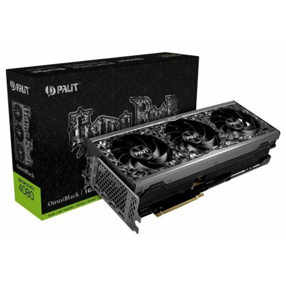 Видеокарта Palit GeForce RTX 4080 16GB GAMEROCK OMNIBLACK (NED4080019T2-1030Q)