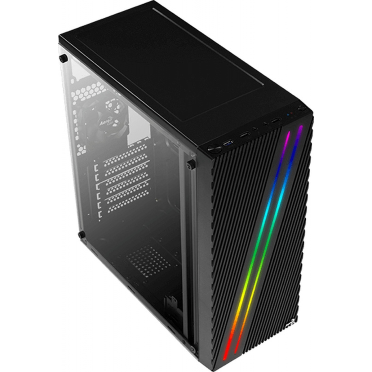 Корпус Aerocool Streak-A-BK-v1 ATX, черный