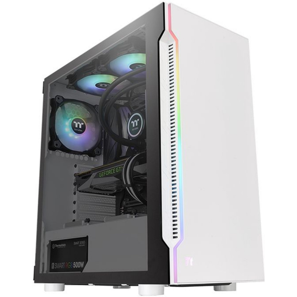 Корпус Thermaltake H200 TG RGB ATX (Цвет: White)