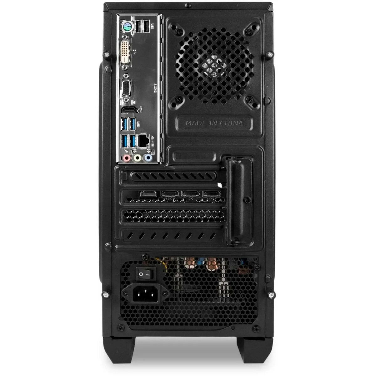 ПК IRU Game 320A5GE (Ryzen 5 5500/16Gb DDR4/SSD512Gb/NVIDIA RTX3050 8Gb/Free DOS/black)
