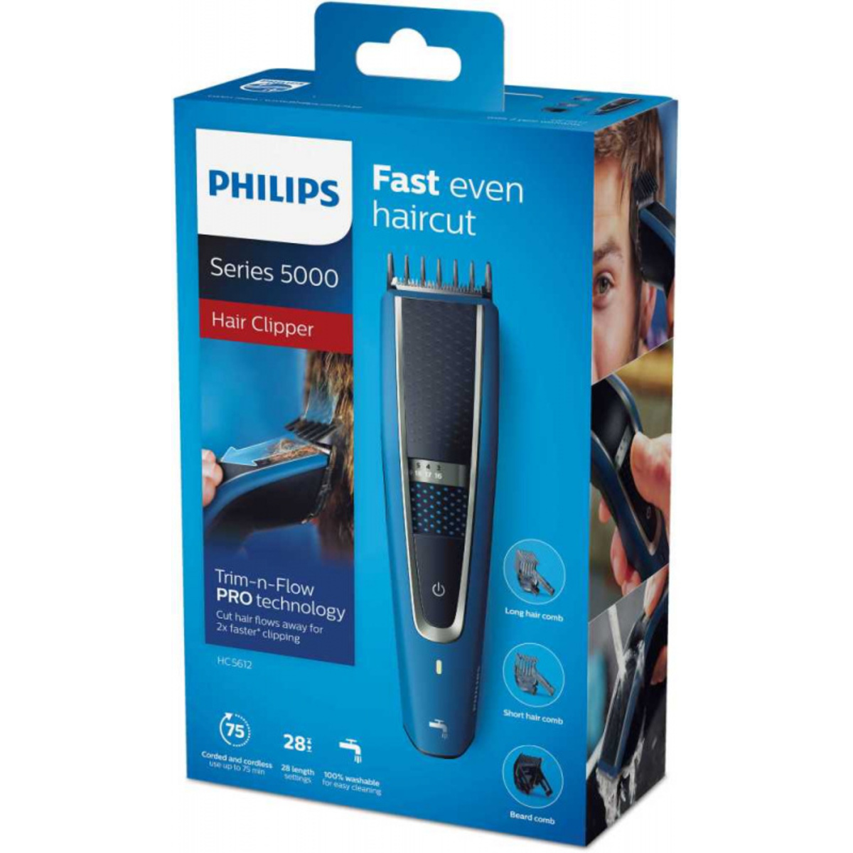 Машинка для стрижки Philips HC5612/15 (Цвет: Blue)