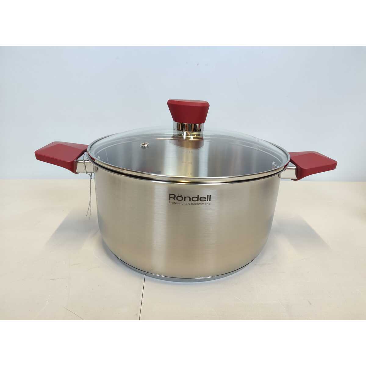 Набор посуды Rondell Strike RDS-818 (Цвет: Inox / Red)