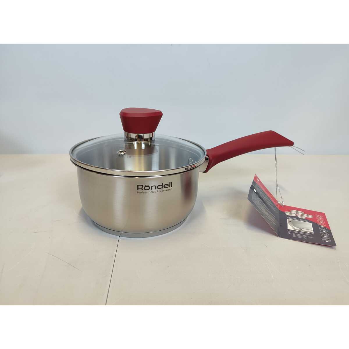 Набор посуды Rondell Strike RDS-818 (Цвет: Inox / Red)
