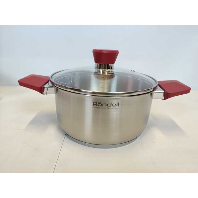 Набор посуды Rondell Strike RDS-818 (Цвет: Inox / Red) Набор посуды Rondell Strike RDS-818 (Цвет: Inox / Red)