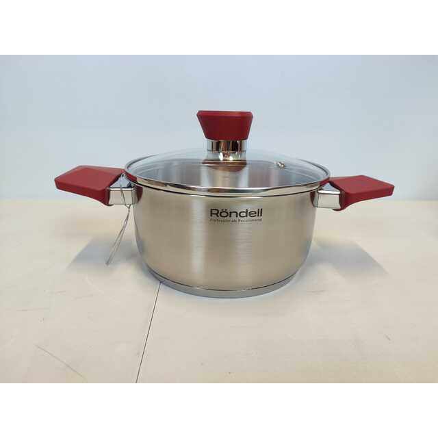 Набор посуды Rondell Strike RDS-818 (Цвет: Inox / Red) Набор посуды Rondell Strike RDS-818 (Цвет: Inox / Red)