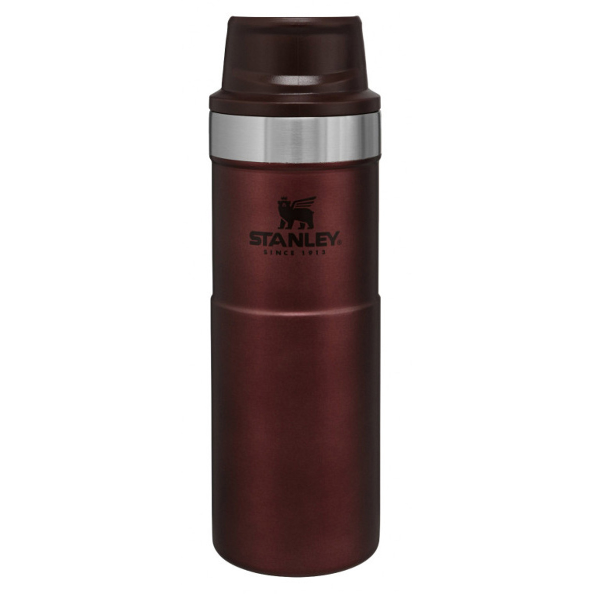 Термокружка Stanley The Trigger-Action Travel Mug 0.47л. (Цвет: Burgundy)