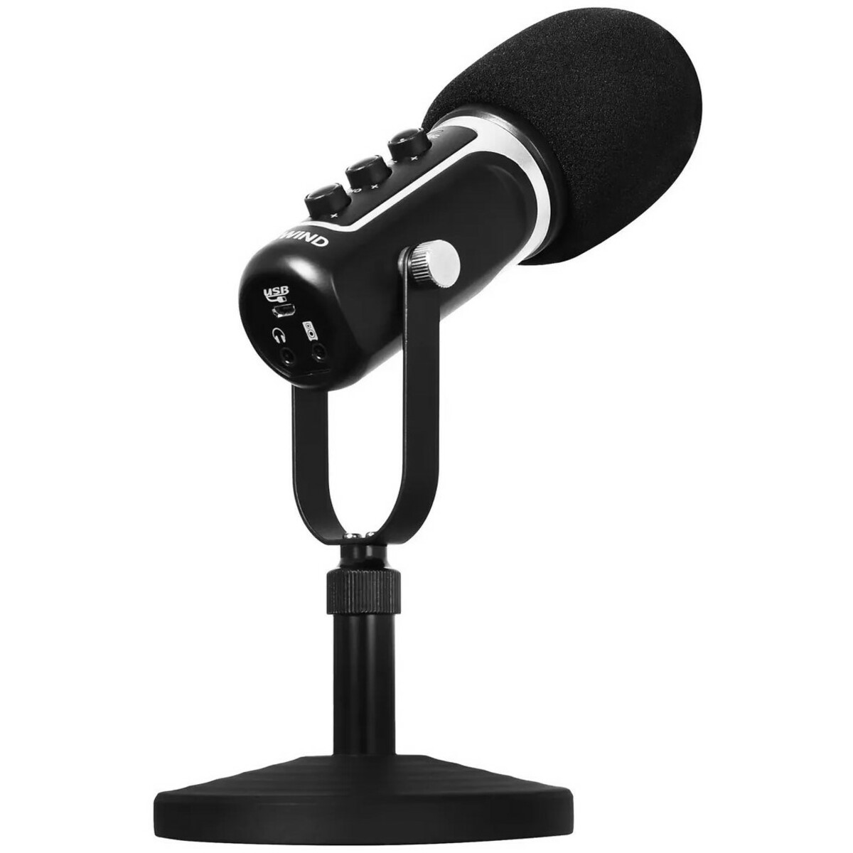 Микрофон проводной SunWind SW-SM500G, черный