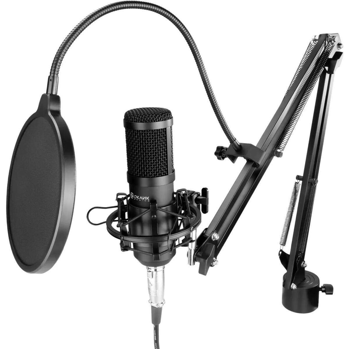 Микрофон проводной Оклик SM-600G, черный