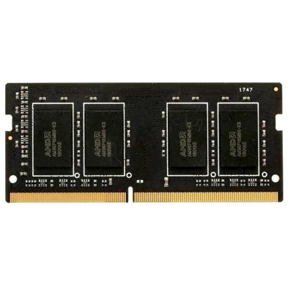 Память DDR4 8Gb 2666MHz AMD R748G2606S2S-UO SO-DIMM OEM