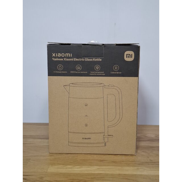 Чайник Xiaomi Electric Glass Kettle RU, черный