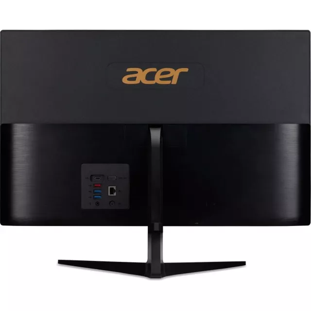 Моноблок Acer Aspire C24-1800 23.8 Full HD i5 1335U (3.4) 16Gb SSD512Gb Iris Xe CR Windows 11 GbitEth WiFi BT 65W клавиатура мышь Cam черный 1920x1080