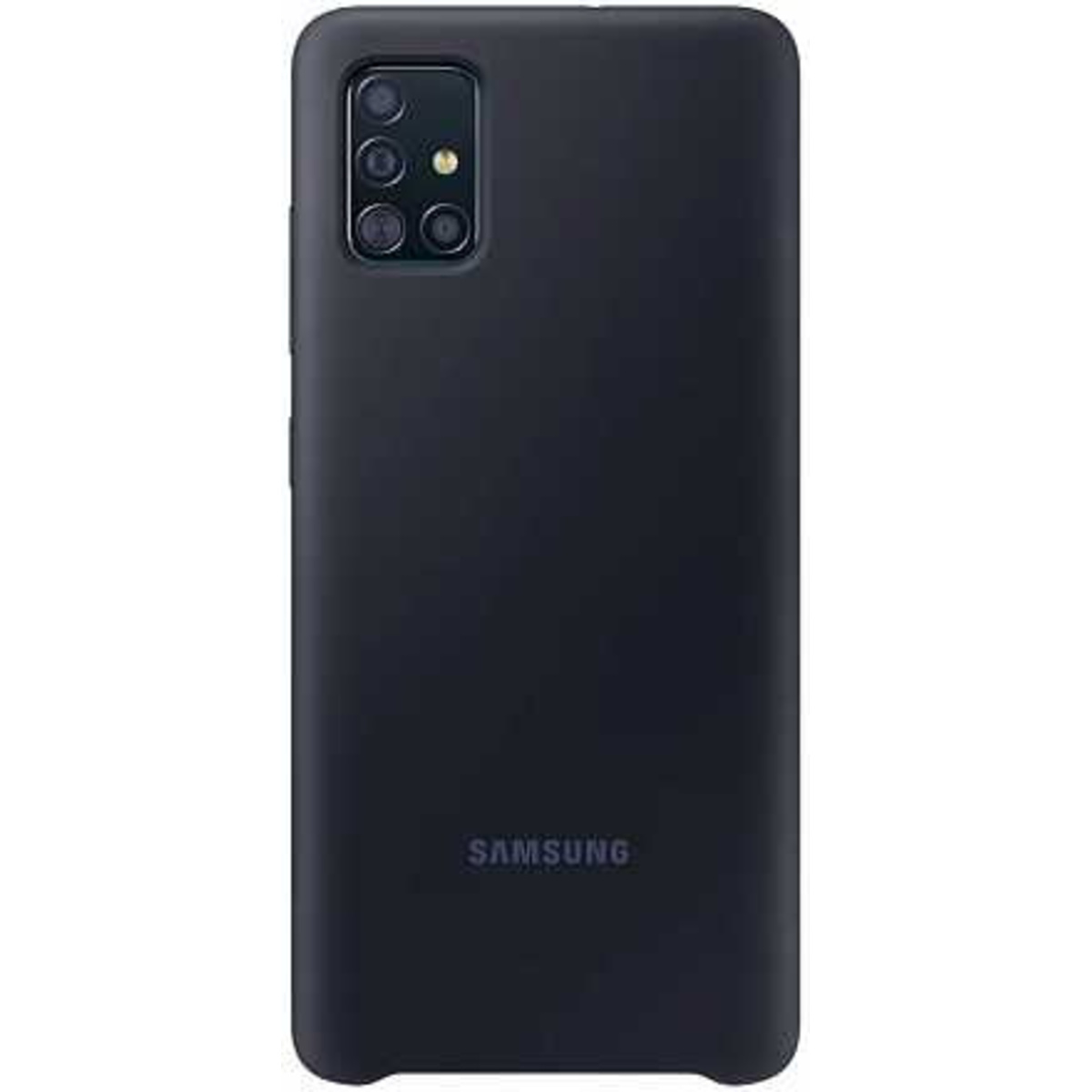 Чехол-накладка Samsung Silicone Cover для смартфона Samsung Galaxy A51 (Цвет: Black)