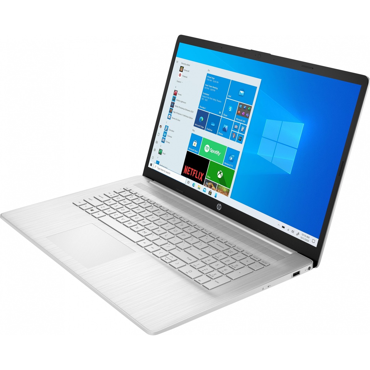 Ноутбук HP 17-cn2134ng Core i3 1215U 8Gb SSD512Gb Intel UHD Graphics 17.3 IPS FHD (1920x1080) Windows 11 Home silver WiFi BT Cam (8L378EA)