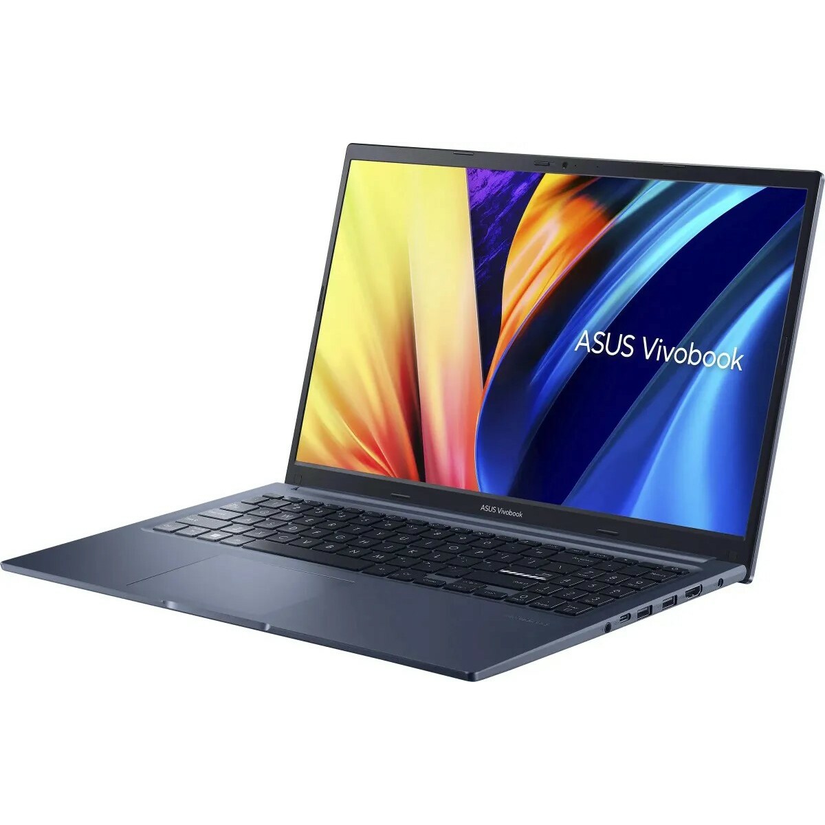 Ноутбук Asus VivoBook X1502ZA-BQ1954 Core i5 12500H 8Gb SSD512Gb Intel Iris Xe graphics 15.6 IPS FHD (1920x1080) noOS blue WiFi BT Cam (90NB0VX1-M02SU0)