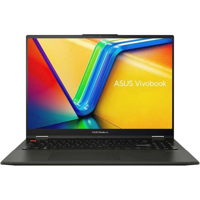 Ноутбук Asus Vivobook S 16 Flip TP3604VA-MC189 Core i5 13500H 16Gb SSD512Gb Intel Iris Xe graphics 16 IPS Touch WUXGA (1920x1200) noOS black WiFi BT Cam (90NB1051-M00780)