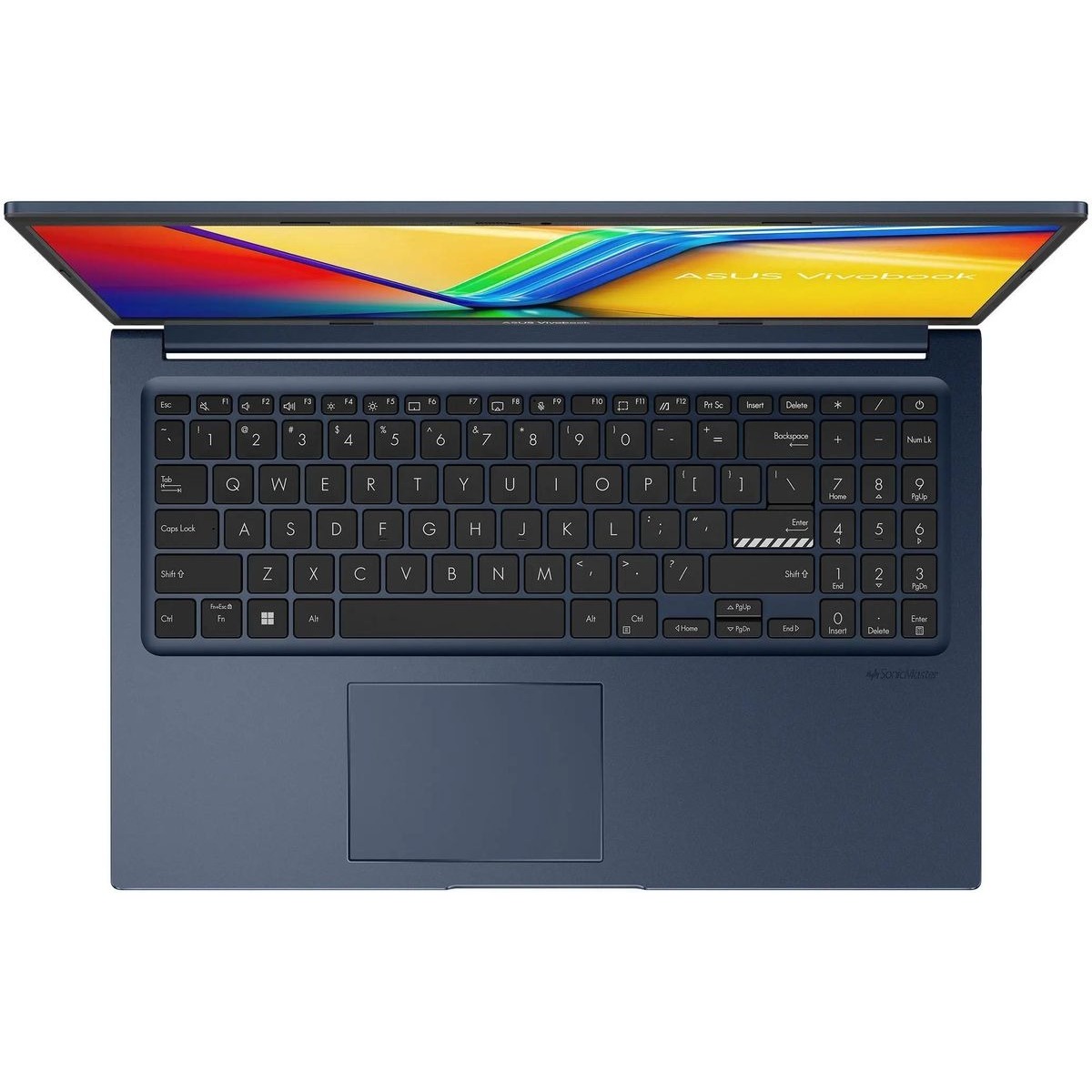 Ноутбук Asus Vivobook 15 X1504VA-BQ283 Core i5 1335U 16Gb SSD512Gb Intel Iris Xe graphics 15.6 IPS FHD (1920x1080) noOS blue WiFi BT Cam (90NB10J1-M00BN0)