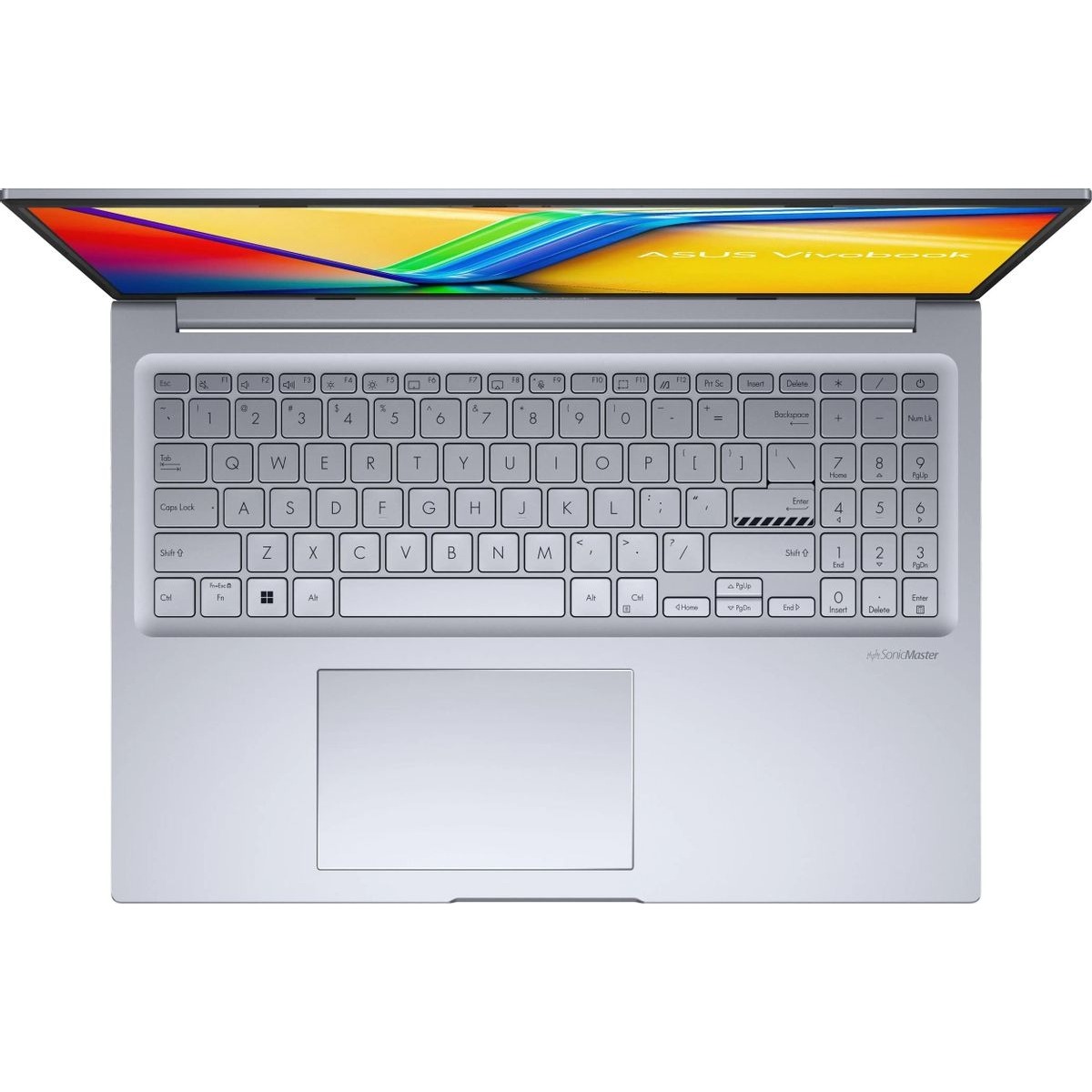 Ноутбук Asus VivoBook 16X K3605ZF-MB244 Core i5 12500H 16Gb SSD512Gb NVIDIA GeForce RTX 2050 4Gb 16 IPS WUXGA (1920x1200) noOS silver WiFi BT Cam (90NB11E2-M009U0)