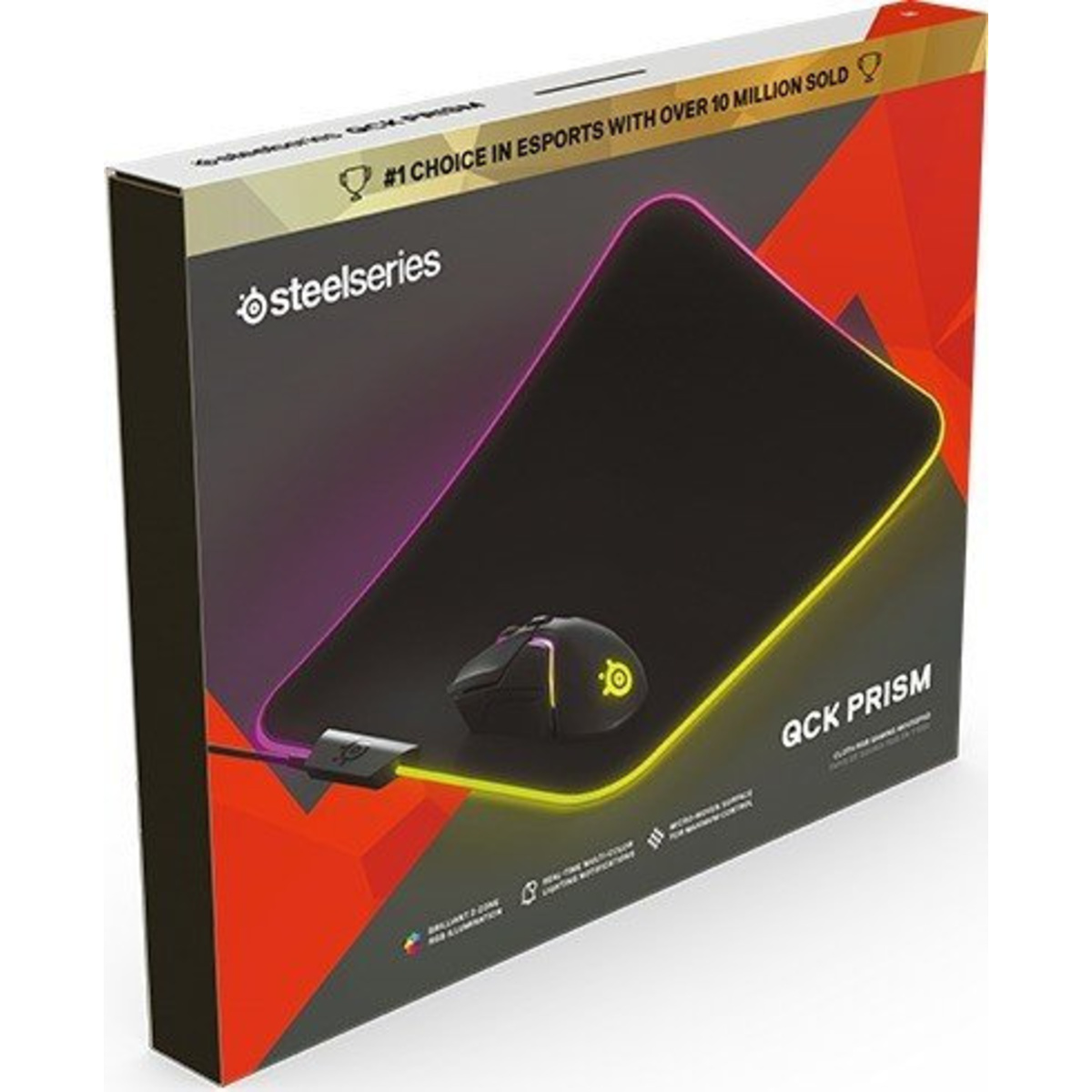 Коврик для мыши Steelseries QcK Prism Cloth M (Цвет: Black)