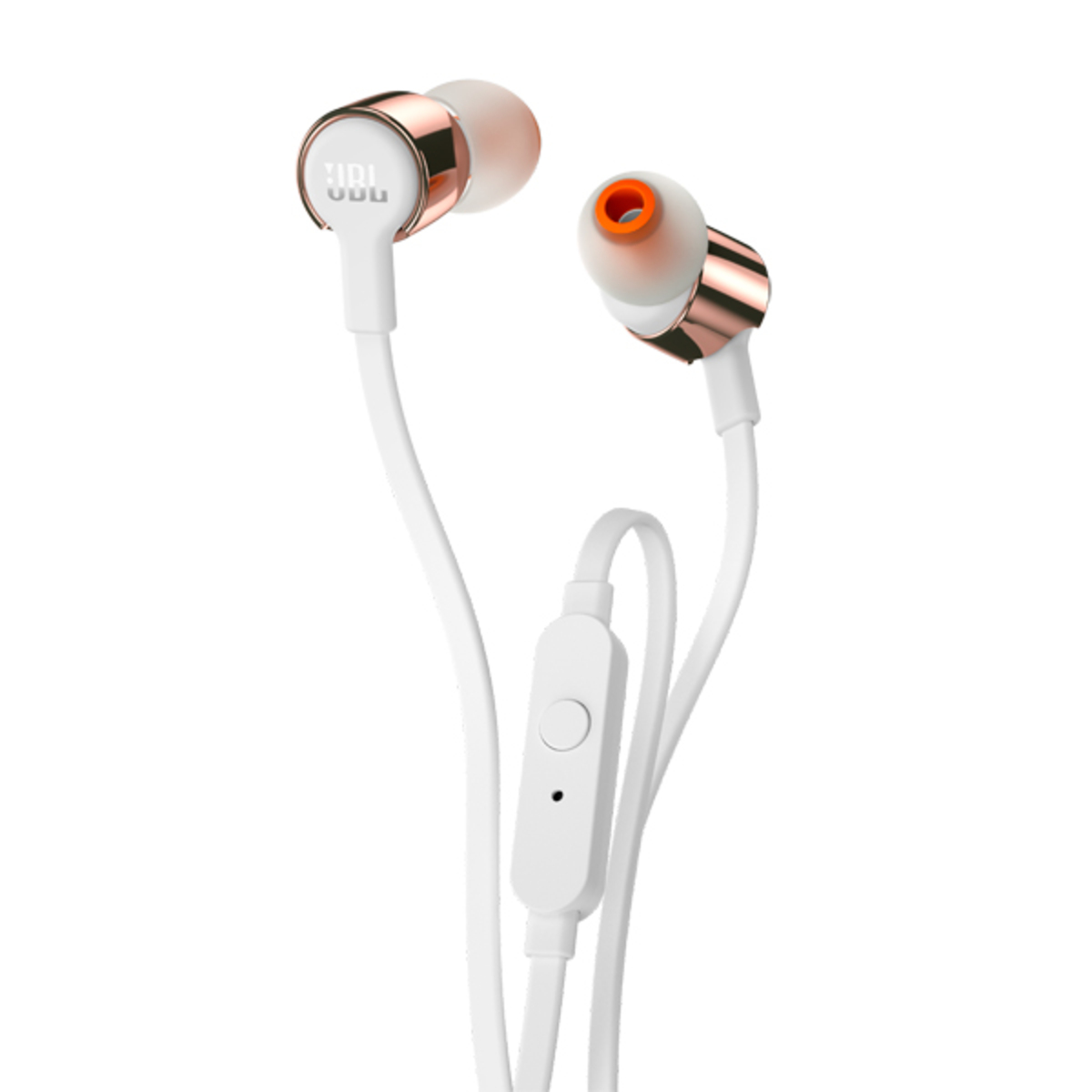 Наушники JBL T210 (Цвет: White / Rose Gold)