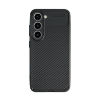 Чехол-накладка Devia Carbon Fiber Texture Shockproof Case для смартфона Samsung Galaxy S23, черный