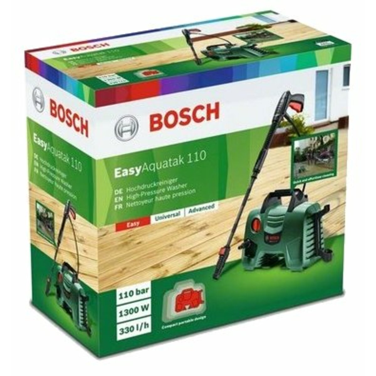 Минимойка Bosch EasyAquatak 110 (Цвет: Green) 