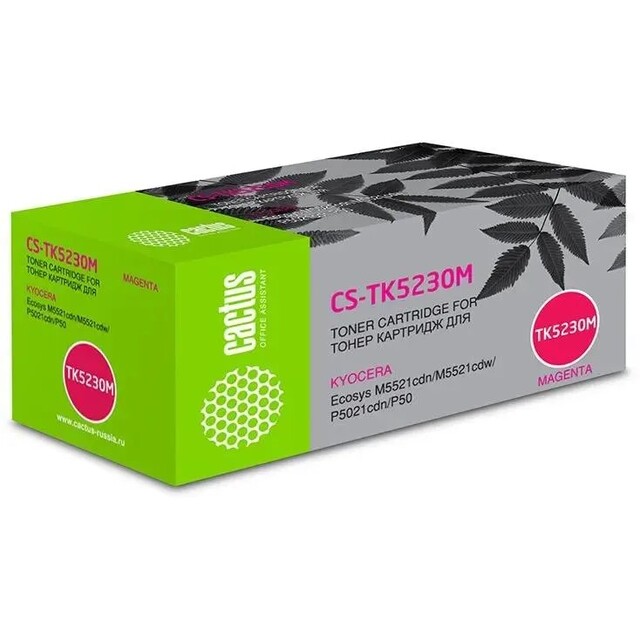 Картридж Cactus CS-TK5230M (Цвет: Magenta)