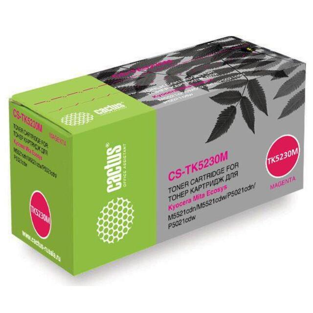 Картридж Cactus CS-TK5230M (Цвет: Magenta)