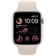 Умные часы Apple Watch SE (2022) 44mm Aluminum Case with Sport Band M/L (Цвет: Starlight)
