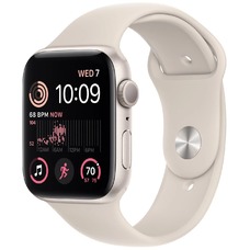 Умные часы Apple Watch SE (2022) M/L 44mm Aluminum Case with Sport Band (Цвет: Starlight)