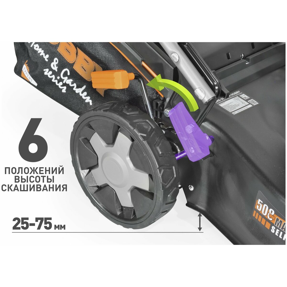 Газонокосилка Carver LMG-2951DM HOBBY (Цвет: Black)