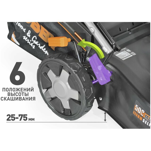 Газонокосилка Carver LMG-2951DM HOBBY (Цвет: Black)