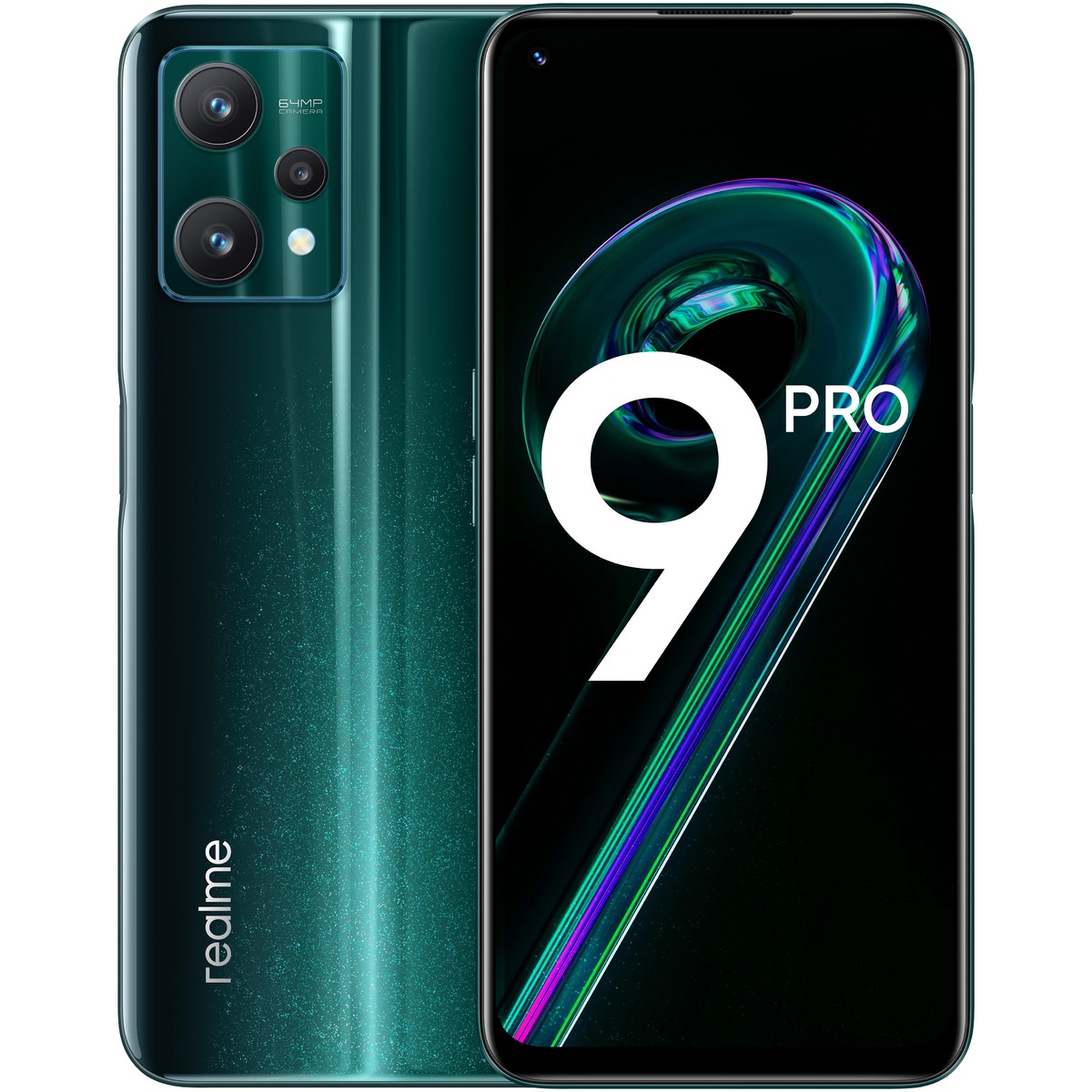 Смартфон realme 9 Pro 8 / 128Gb (NFC) (Цвет: Aurora Green)