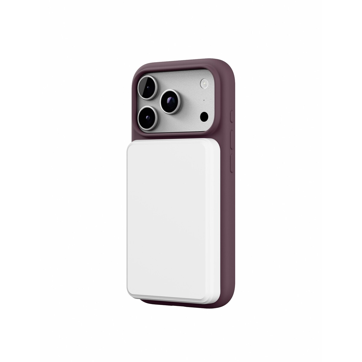 Чехол-накладка VLP Lite Mist Case with MagSafe для Apple iPhone 18 Pro Max, темно-вишневый