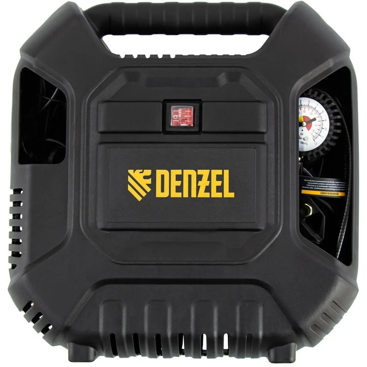 Компрессор поршневой Denzel DL1100, черный