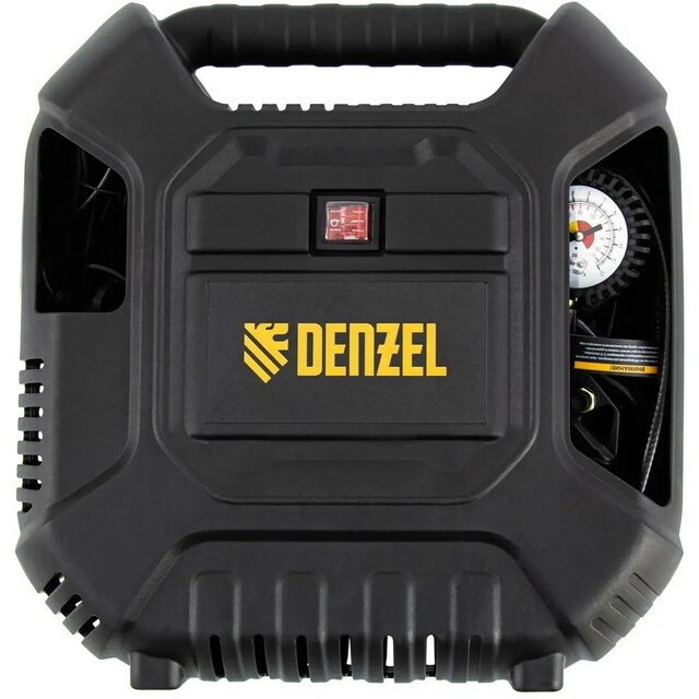 Компрессор поршневой Denzel DL1100, черный