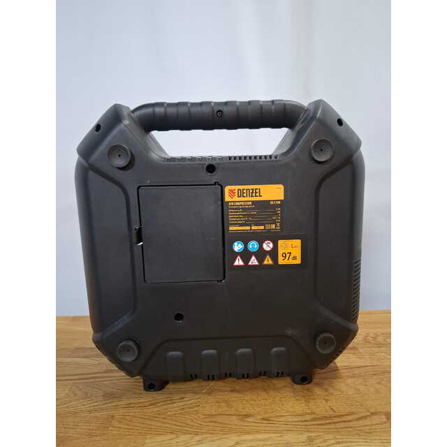 Компрессор поршневой Denzel DL1100, черный