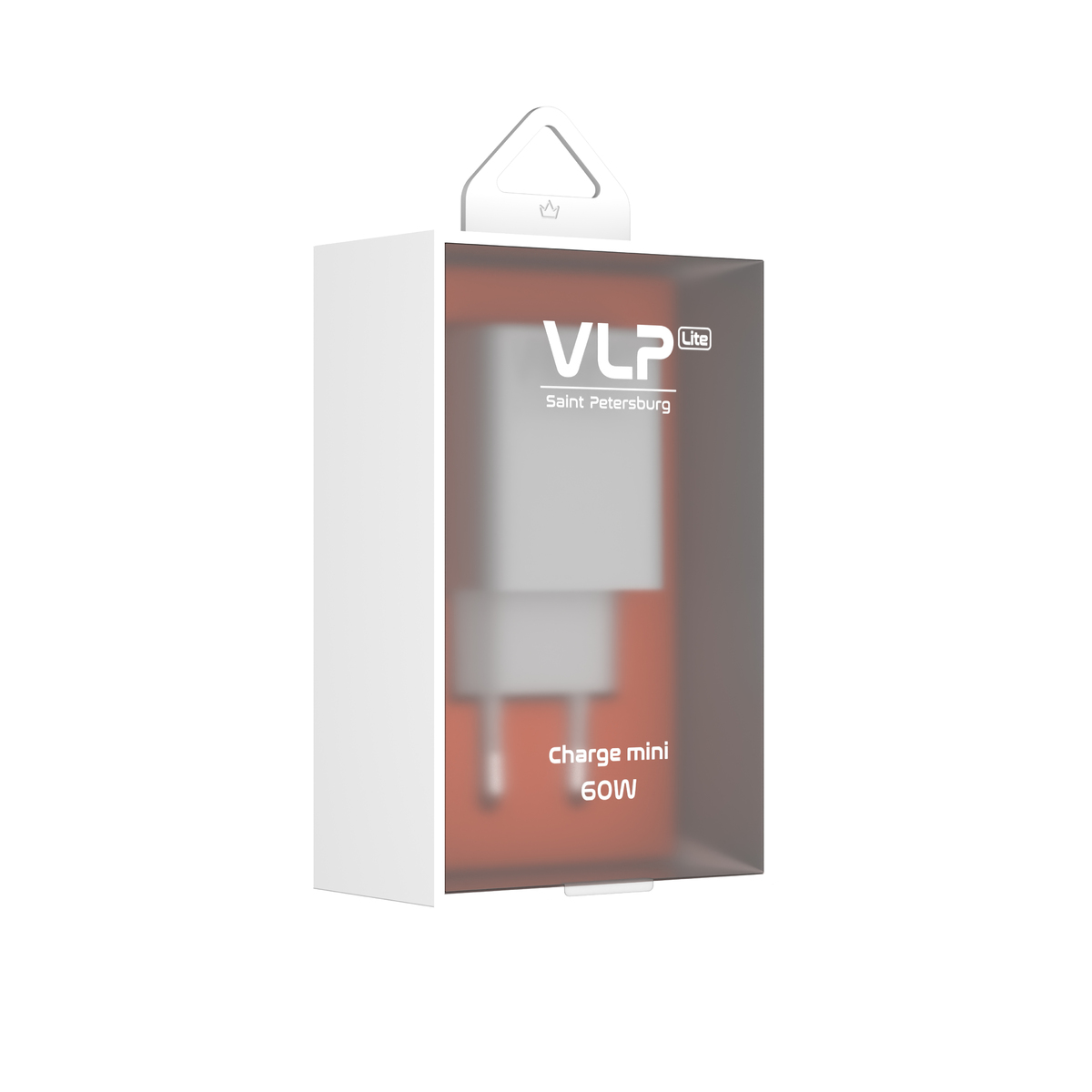 Сетевое зарядное устройство VLP LITE Charge Mini 60Вт USB-C, белый